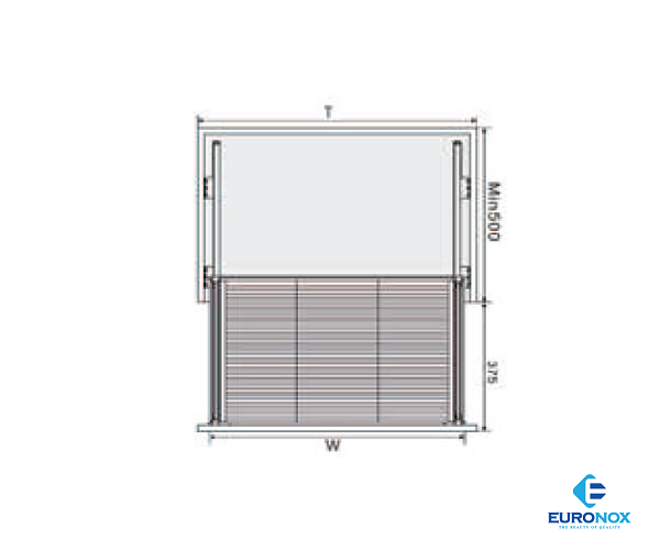 Giá xoong nồi bát dĩa đa năng nan tròn Euronox EU3.80.304