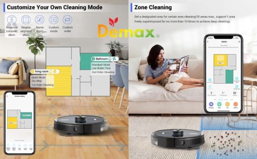 Robot hút bụi lau nhà Demax S300 - 11
