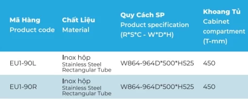 Kệ liên hoàn nan Euronox EU3-90R.304