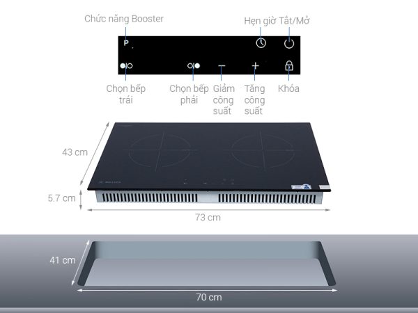 Bếp từ âm Malloca MH-7320 I - 3