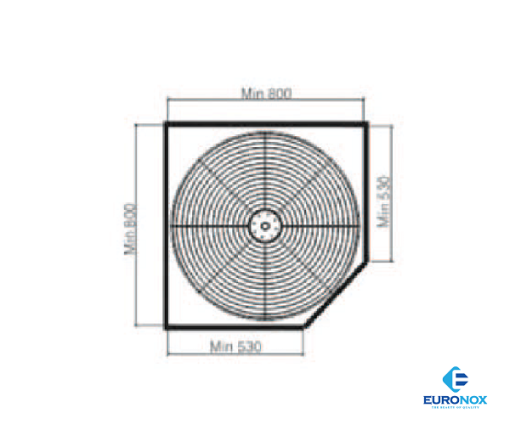 Mâm xoay góc toàn phần Euronox EU3-360B.304