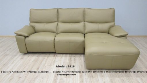 SOFA DA BÒ FUTURE MODEL 9918 (3L) CHỮ L