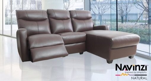 SOFA THƯ GIÃN BẰNG DA NAVINZI NATURAL - 1
