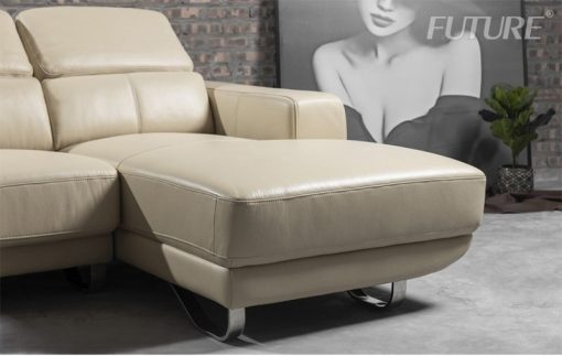 SOFA GÓC CHỮ L DA BÒ FUTURE MODEL 7051