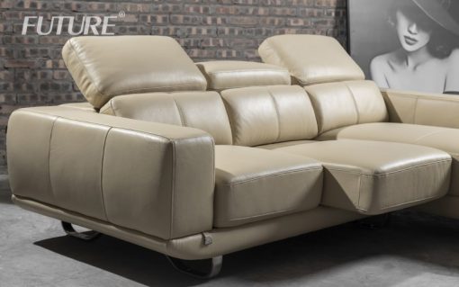 SOFA DA BÒ CHỮ L FUTURE MODEL 7051 (3L)