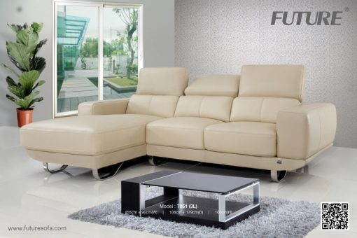 SOFA DA BÒ CHỮ L FUTURE MODEL 7051 (3L)