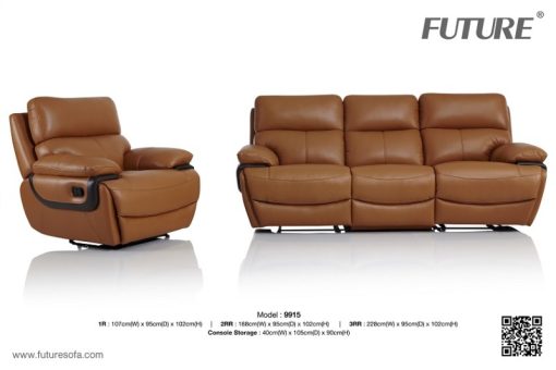 SOFA BĂNG DA BÒ FUTURE MODEL 9915 (1+2+3)