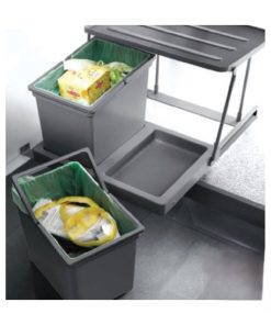 Thùng đựng rác 2 khoang Euronox EU.DV2 - 5 Thùng đựng rác 2 khoang Euronox EU.DV2