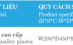 Thùng gạo âm tủ Euronox EUR.B17