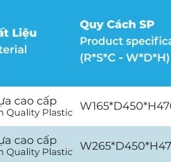 THÙNG GẠO GẮN CÁNH EURONOX EUR.B22