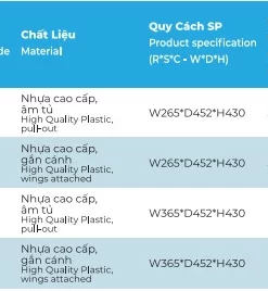 Thùng đựng rác 2 khoang Euronox EU.D40 - 8 Thùng đựng rác 2 khoang Euronox EU.D30M