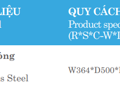 Tủ kho nan tròn cánh rút 6 tầng Euronox EU3-I640 - 5 Tủ kho nan tròn cánh rút 4 tầng Euronox EU3-I440