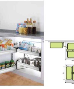 Tủ kho hộp cánh mở 2 tầng Euronox EU1-260 - 6 Tủ kho hộp cánh mở 2 tầng Euronox EU1-260