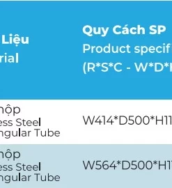 Tủ kho hộp cánh mở 4 tầng Euronox EU1-460 - 5 Tủ kho hộp cánh mở 4 tầng Euronox EU1-460