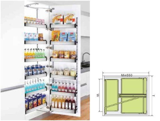 Tủ kho nan cánh mở 6 tầng Euronox EU3-660.304