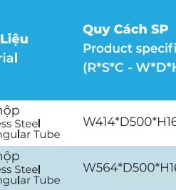 Tủ kho hộp cánh mở 6 tầng Euronox EU1-645 - 7 Tủ kho hộp cánh mở 6 tầng Euronox EU1-645