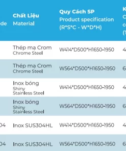 Tủ kho nan cánh mở 6 tầng Euronox EU3-I660 - 9 Tủ kho nan cánh mở 6 tầng Euronox EU3-660.304