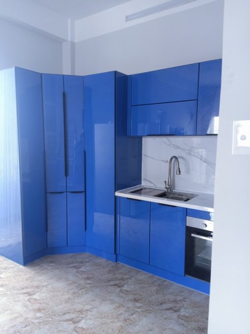 Tủ bếp inox cánh kính - 7