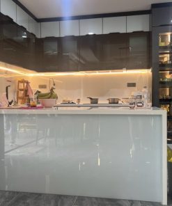 Tủ bếp inox cánh kính - 42 Tủ bếp inox cánh kính - 41