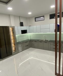 Tủ bếp inox cánh kính - 48 Tủ bếp inox cánh kính - 47