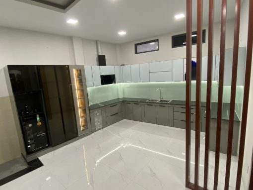 Tủ bếp inox cánh kính - 15
