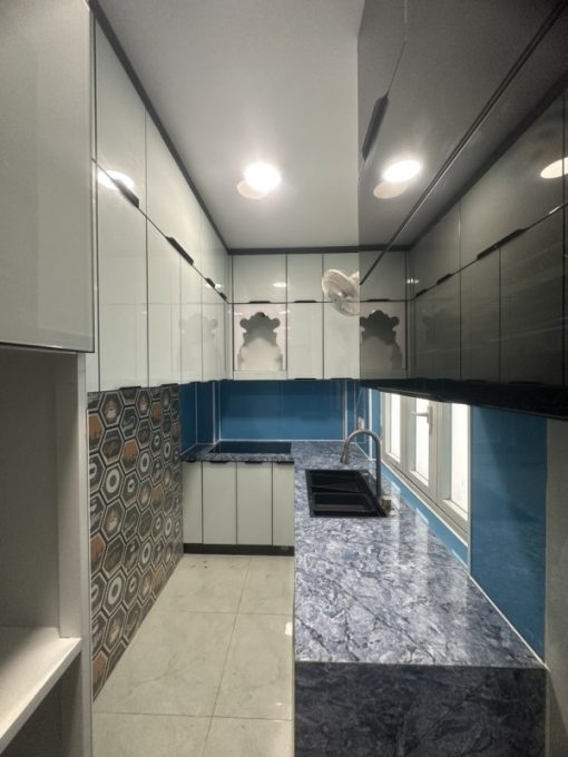 Tủ bếp inox cánh kính - 17