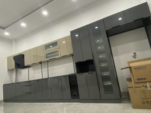 Tủ bếp inox cánh kính - 21