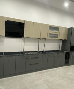 Tủ bếp inox cánh kính - 56 Tủ bếp inox cánh kính - 55