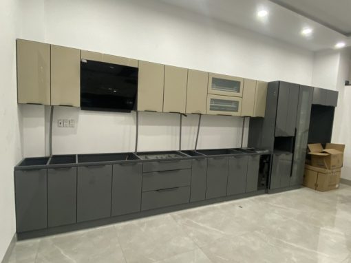 Tủ bếp inox cánh kính - 23