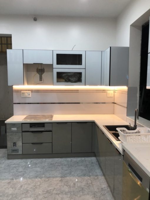 TỦ BẾP INOX CÁNH KÍNH TỦ DƯỚI - 17