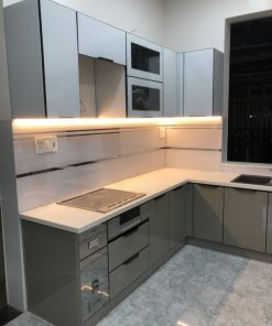 TỦ BẾP INOX CÁNH KÍNH TỦ DƯỚI - 47