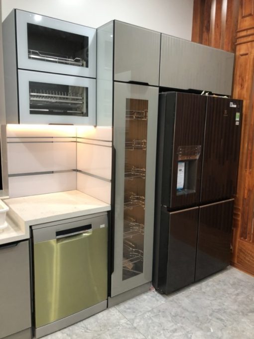 TỦ BẾP INOX CÁNH KÍNH TỦ DƯỚI - 25