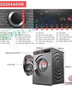 Máy giặt Bosch WGG254A0VN 10 kg - 91