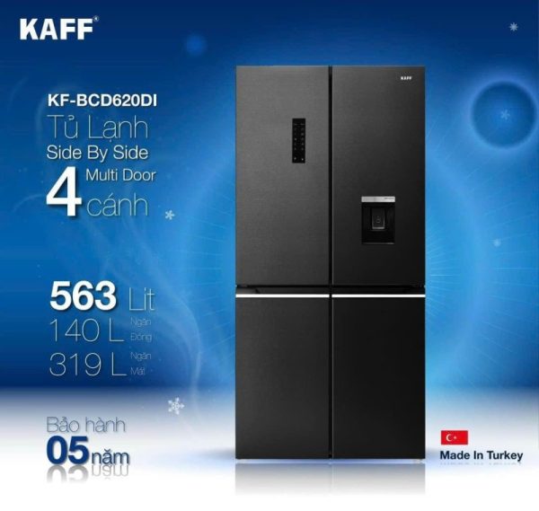 Tủ lạnh Side By Side KAFF KF-BCD620DI - 5