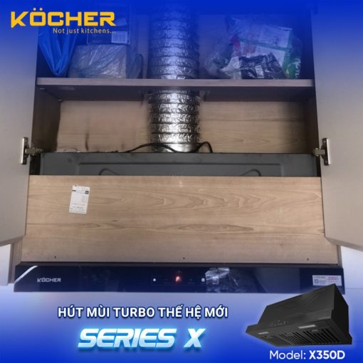 Máy hút mùi âm tủ Kocher Tubo SerieS X Model X350D - 11