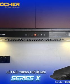 Máy hút mùi âm tủ Kocher Tubo SerieS X Model X350D - 42 Máy hút mùi âm tủ Kocher Tubo SerieS X Model X350D - 41