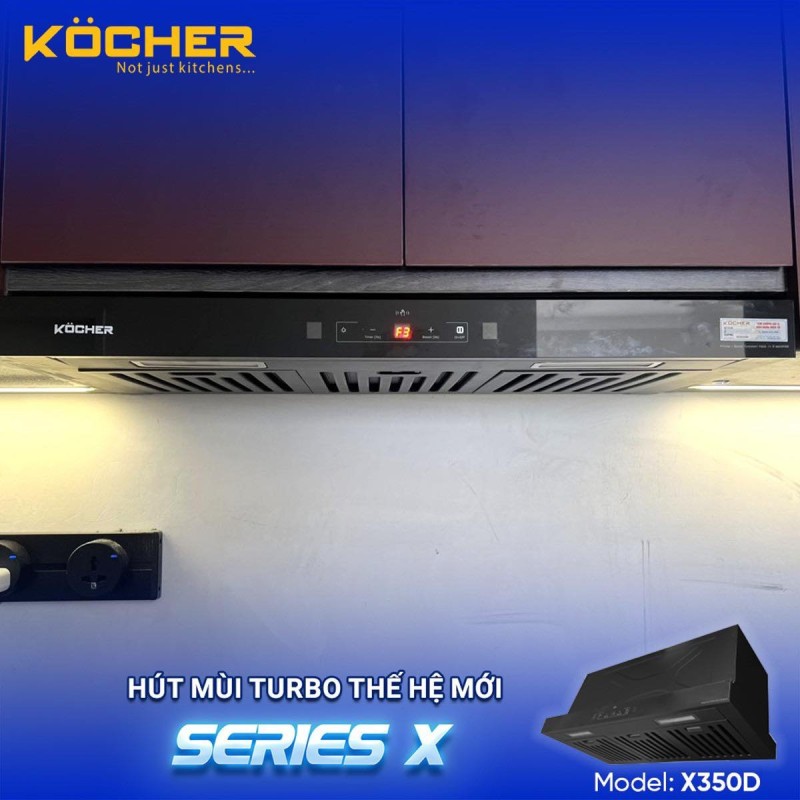 Máy hút mùi âm tủ Kocher Tubo SerieS X Model X350N - 62