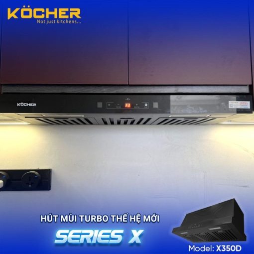 Máy hút mùi âm tủ Kocher Tubo SerieS X Model X350D - 17