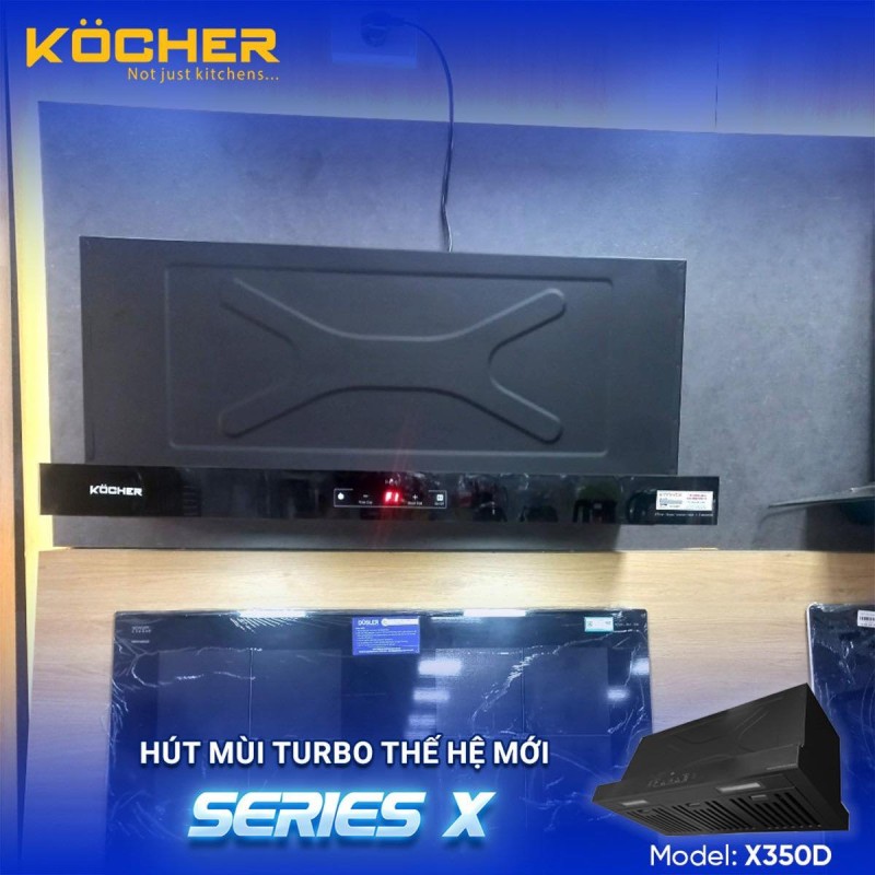 Máy hút mùi âm tủ Kocher Tubo SerieS X Model X350N - 70