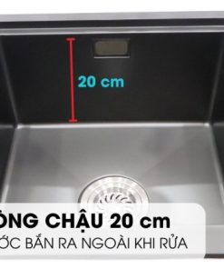 Chậu rửa chén Inox 2 hộc Ecalite ESD-8245HB