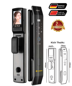 Khóa vân tay Hubert HB CG25F Black Face ID