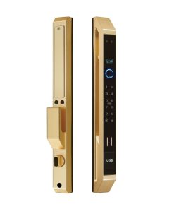 Khóa cửa nhôm Hubert HB CNI7 EU Gold App wifi Face ID của Đức
