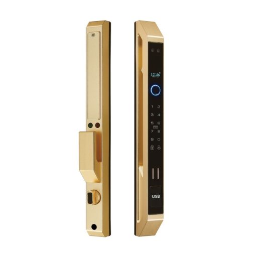Khóa cửa nhôm Hubert HB CNI7 EU Gold App wifi Face ID của Đức - 1