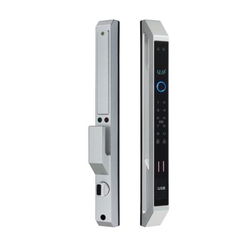 Khóa cửa nhôm Hubert HB CNI7 EU Gray App wifi Face ID - 1
