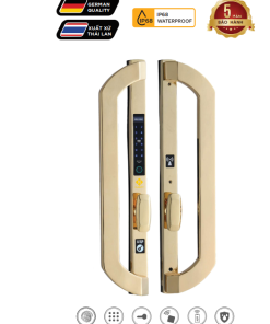 Khoá cửa nhôm HUBERT HB CNI8 EU GOLD 24K