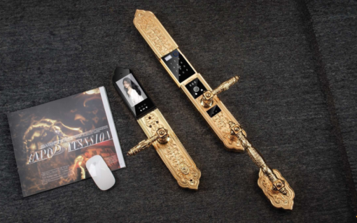 Khoá cửa vân tay Hubert HB DSI8F EU GOLD 24K - 3