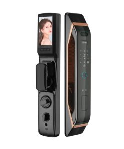 Khoá điện tử Cửa Gỗ Hubert HB CG87 Copper