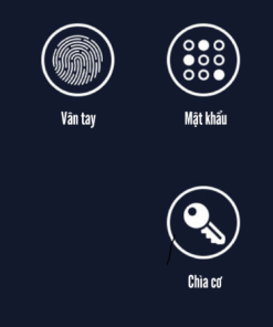 Khoá điện tử Cửa Gỗ Hubert HB CG87 Copper - 13