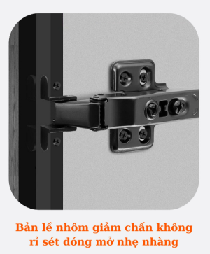 Tủ quần áo cánh kính khung nhôm - 27