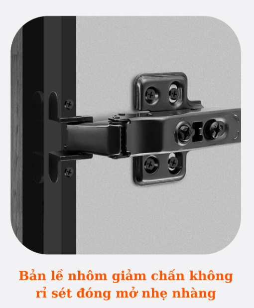 Tủ quần áo cánh kính khung nhôm - 7
